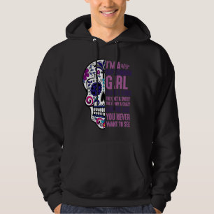 Skull I Have Three Sides 3 September GIrl Mexican Hoodie