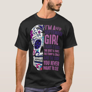 Skull I Have Three Sides 3 September GIrl Mexican T-Shirt