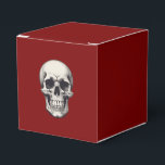 Skull Illustration Favour Box<br><div class="desc">Fantasy Rock Punk Heavy Metal Art - Skull Skeleton - Digital Fantasy Art</div>
