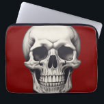 Skull Illustration Laptop Sleeve<br><div class="desc">Fantasy Rock Punk Heavy Metal Art - Skull Skeleton - Digital Fantasy Art</div>