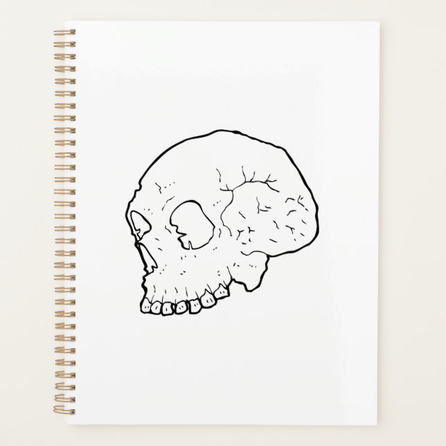 skull illustration planner (Front)