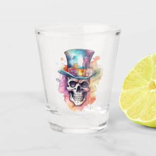 Skull in a Cylinder Shot Glass