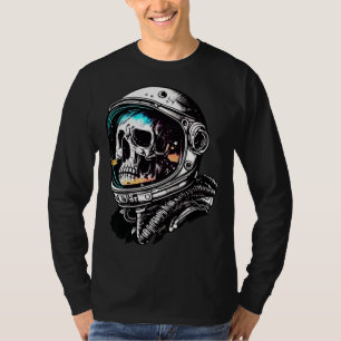 Skull in an astronaut helmet skull astronaut T-Shirt