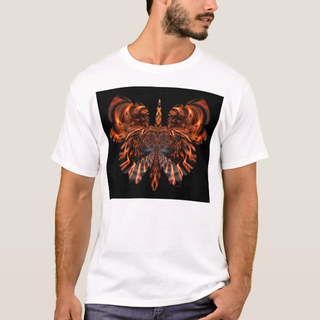 skull in butterfly #04 T-Shirt (Front)