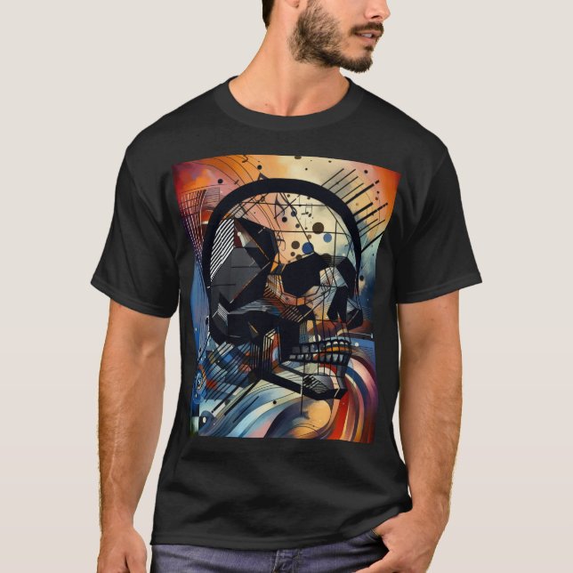 Skull in different styles 001 T-Shirt (Front)