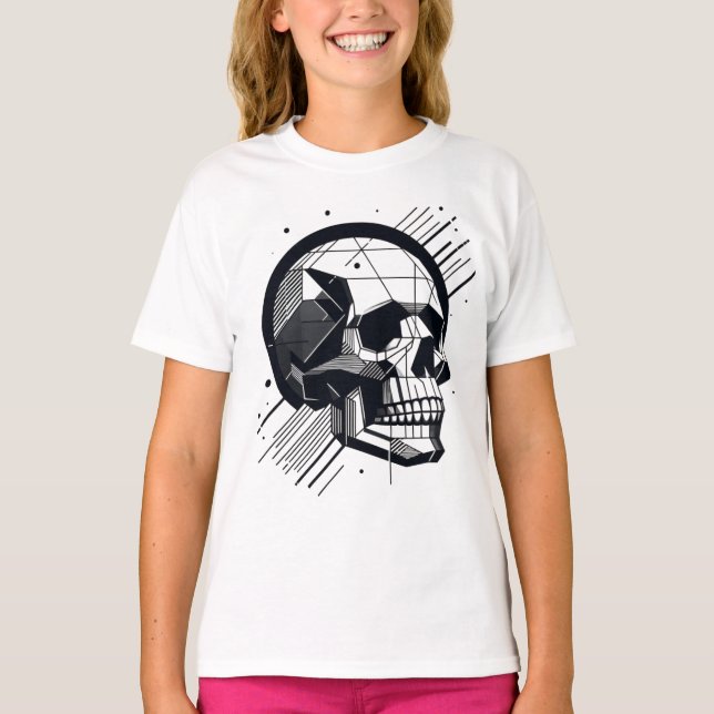 Skull in different styles 14 T-Shirt (Front)