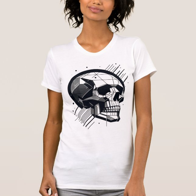 Skull in different styles 19 T-Shirt (Front)