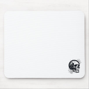 Skull in different styles 34 mouse pad