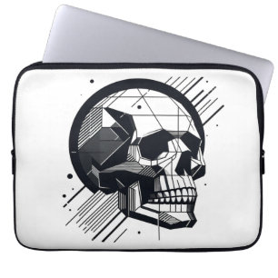 Skull in different styles 38 laptop sleeve