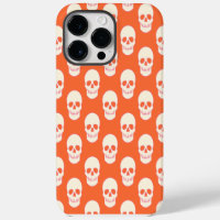 Skull in Pink, Orange and Cream