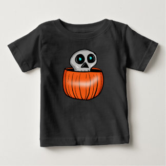 Skull in Pumpkin Baby T-Shirt