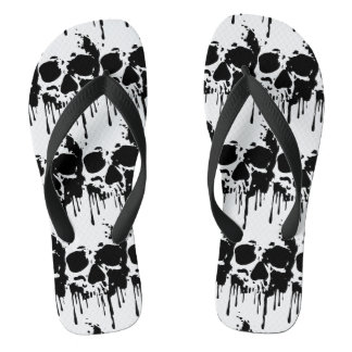 skull jandals