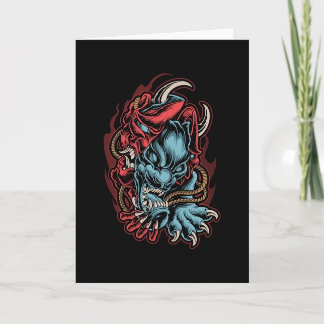 Skull Japanese Card (Front)