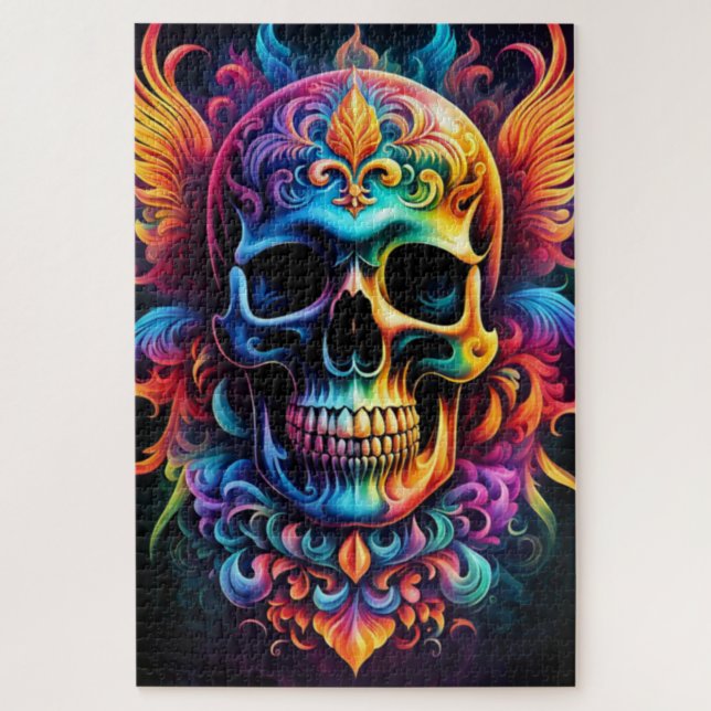 Skull Jigsaw Puzzle (Vertical)
