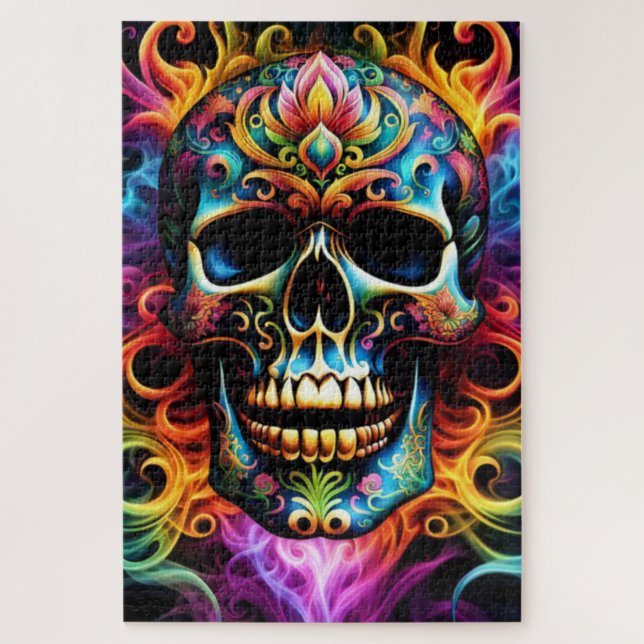 Skull Jigsaw Puzzle (Vertical)