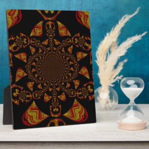 Skull Kaleidoscope Art Print Plaque