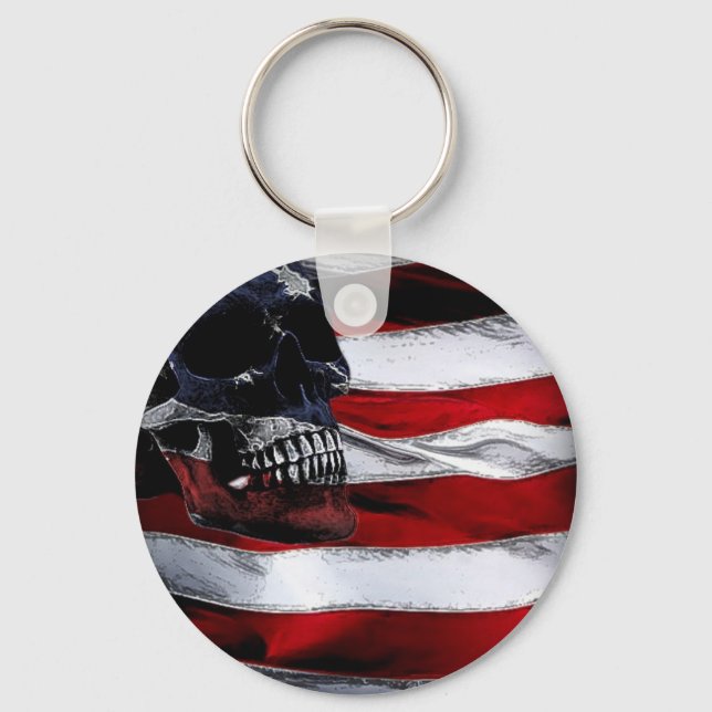 Skull keychain (America) (Front)