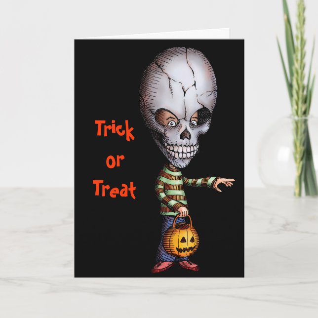 Skull Kid - Halloween Card (Front)