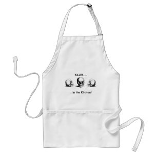 Skull KILLER.......in the Kitchen! Standard Apron
