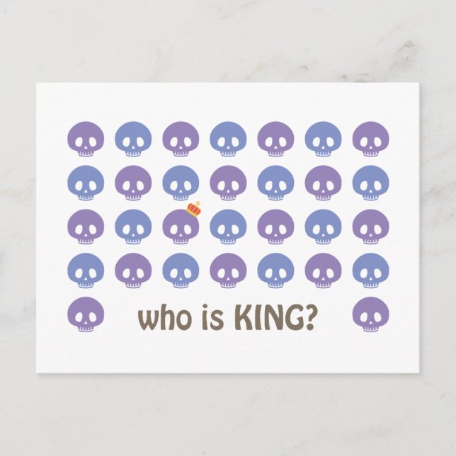 SKULL KING POSTCARD (Front)