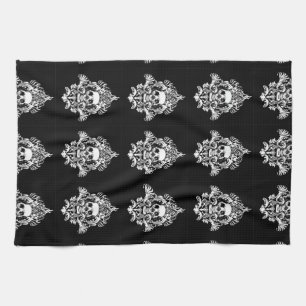 Skull Kitchen towels