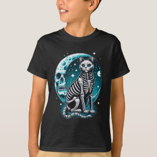 Skull - Kitty Skeleton Halloween Costume Idea T-Shirt