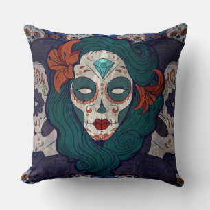 Skull Ladies Cushion