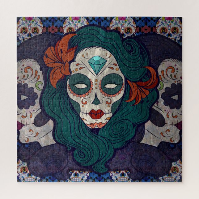 Skull Ladies Jigsaw Puzzle (Vertical)