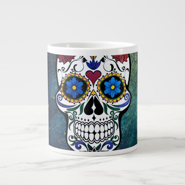 Skull Large Coffee Mug (Front)