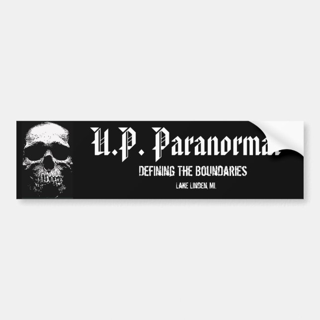 SKULL LOGO - Bumper Sticker (Front)