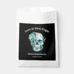 Skull Love at First Fright Halloween Bridal Shower Favour Bags