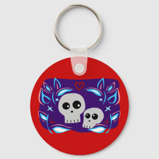 Skull Love Key Ring