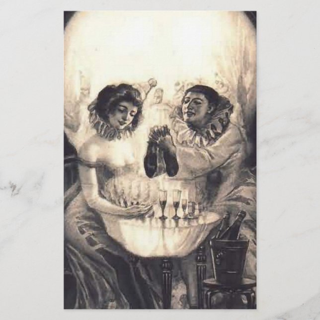 Skull Love Retro Optical Illusion (Front)