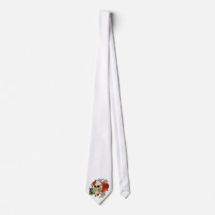 Skull Love - Skulls, Roses and Hearts by Al Rio Tie