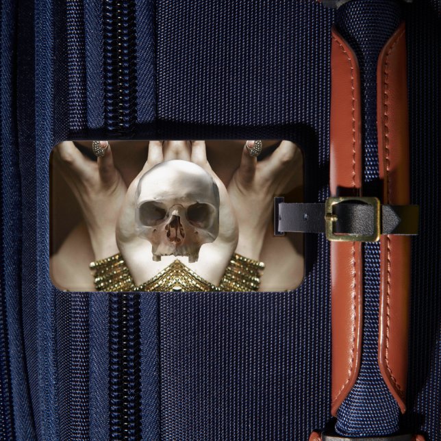 Skull Magic Luggage Tag (Front Insitu 4)