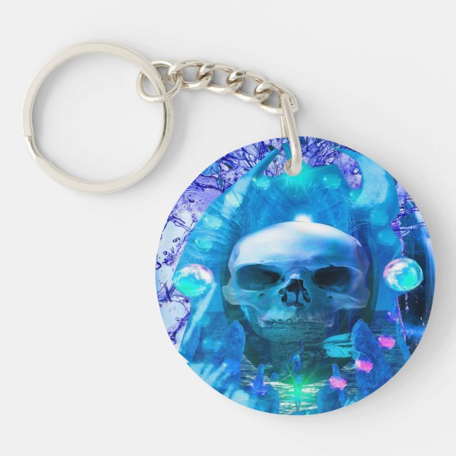 Skull Magician Key Ring (Front)