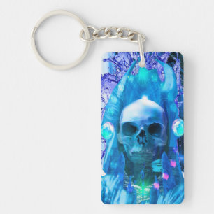 Skull Magician Key Ring