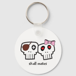 Skull Mates Key Ring