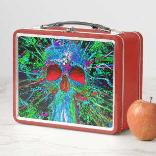 Skull Metal Lunch Box