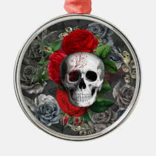 Skull Metal Tree Decoration
