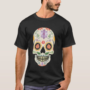 Skull Mexico Dia De Muertos Dead Halloween  Idea M T-Shirt