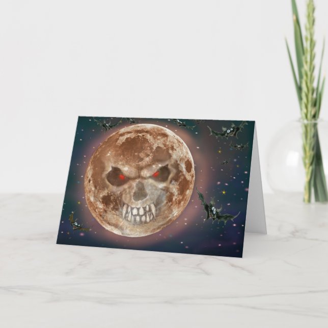 Skull Moon Card (Front)