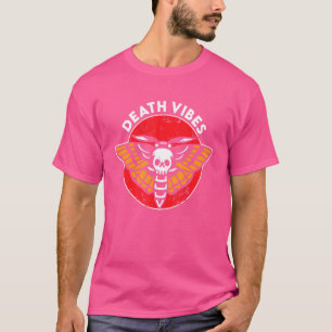 Skull Moth American Traditional Tattoo Old School T-Shirt
