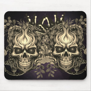 Skull mouse pad