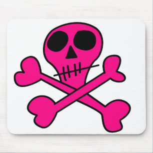 skull mouse pad
