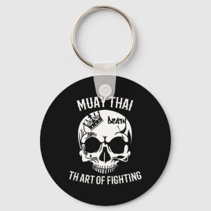 Skull Muay Thai - Nak Muay, Kickboxing Gift Key Ring