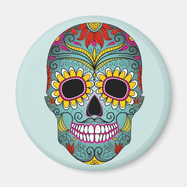 Skull/Muerte Magnet (Front)