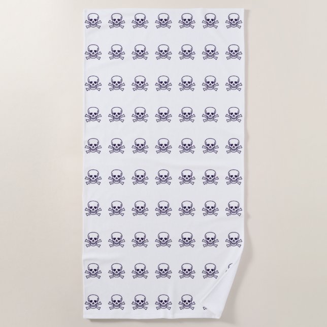 Skull n Bones beach towel (Front)
