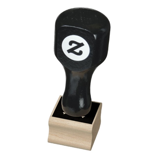 Skull n Bones Black rubber stamp small (Stamp)