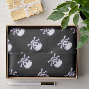 Skull n Bones black tissue paper